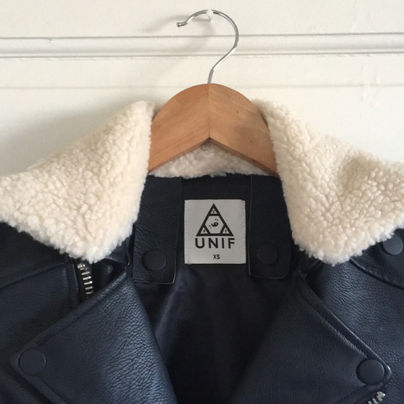 Faux Leather Black Moto Jacket - Picture 5 of 8